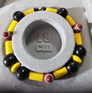 NWT Handcrafted Men's NFL Team Color Themed Bracelet.